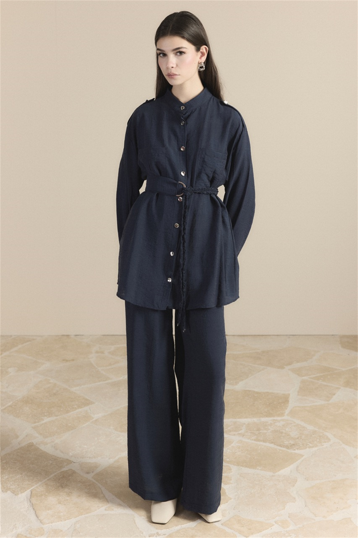 Jakar Monotoc Çift Cepli Pantolon Takım - Lacivert