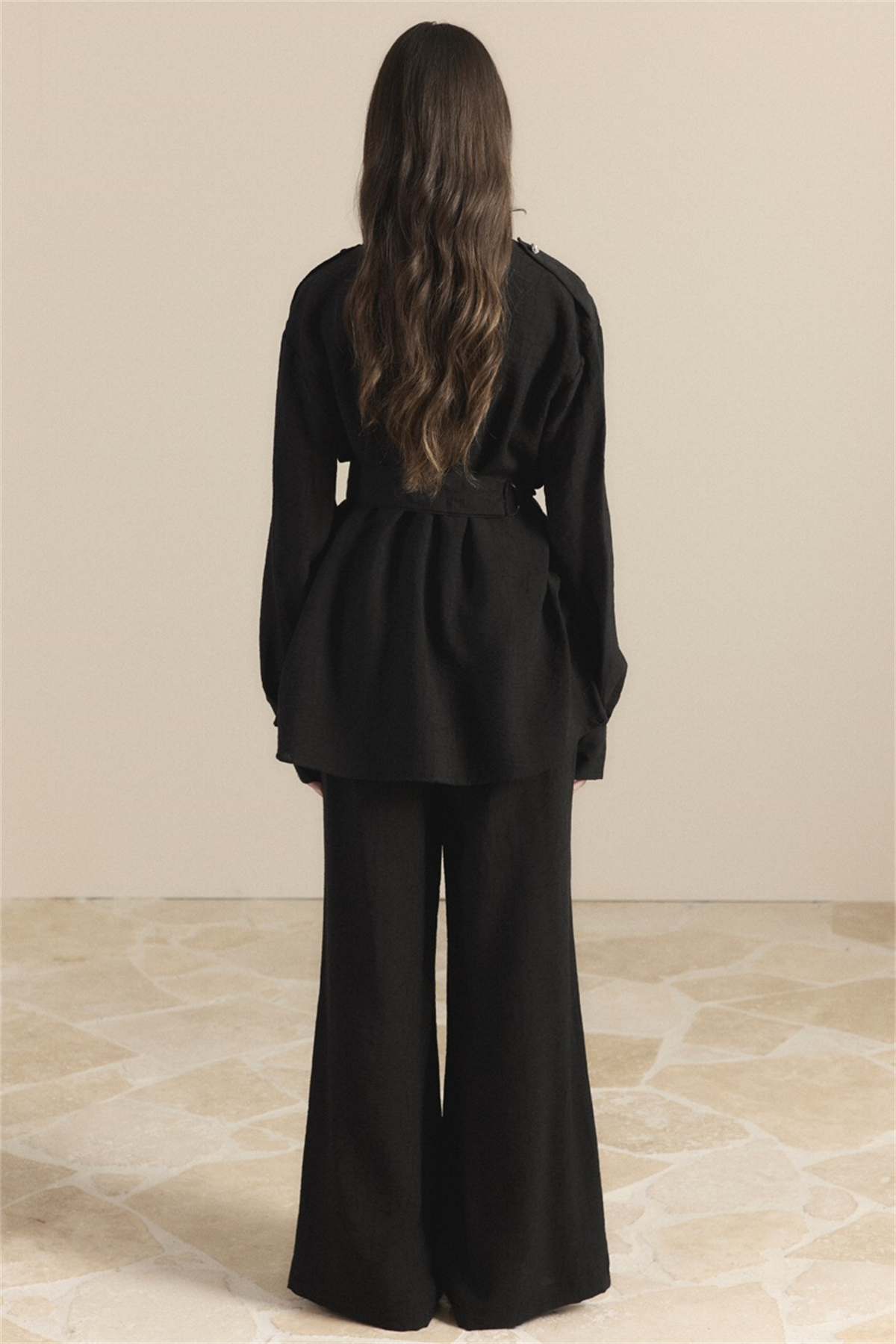 Jakar Monotoc Çift Cepli Pantolon Takım - Siyah