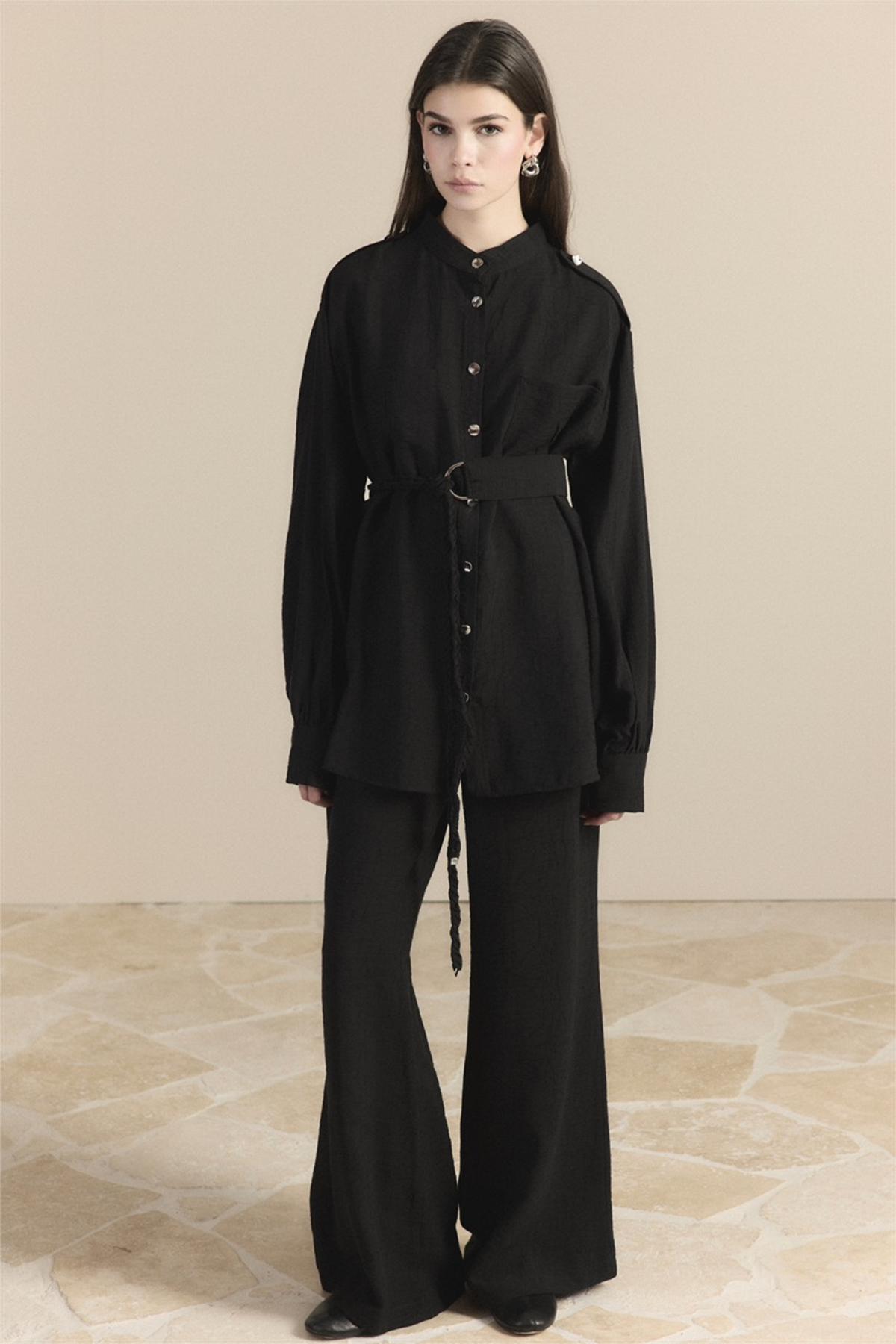 Jakar Monotoc Çift Cepli Pantolon Takım - Siyah