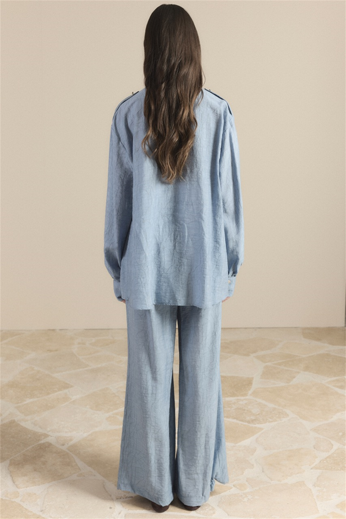 Jakar Monotoc Çift Cepli Pantolon Takım - Mavi