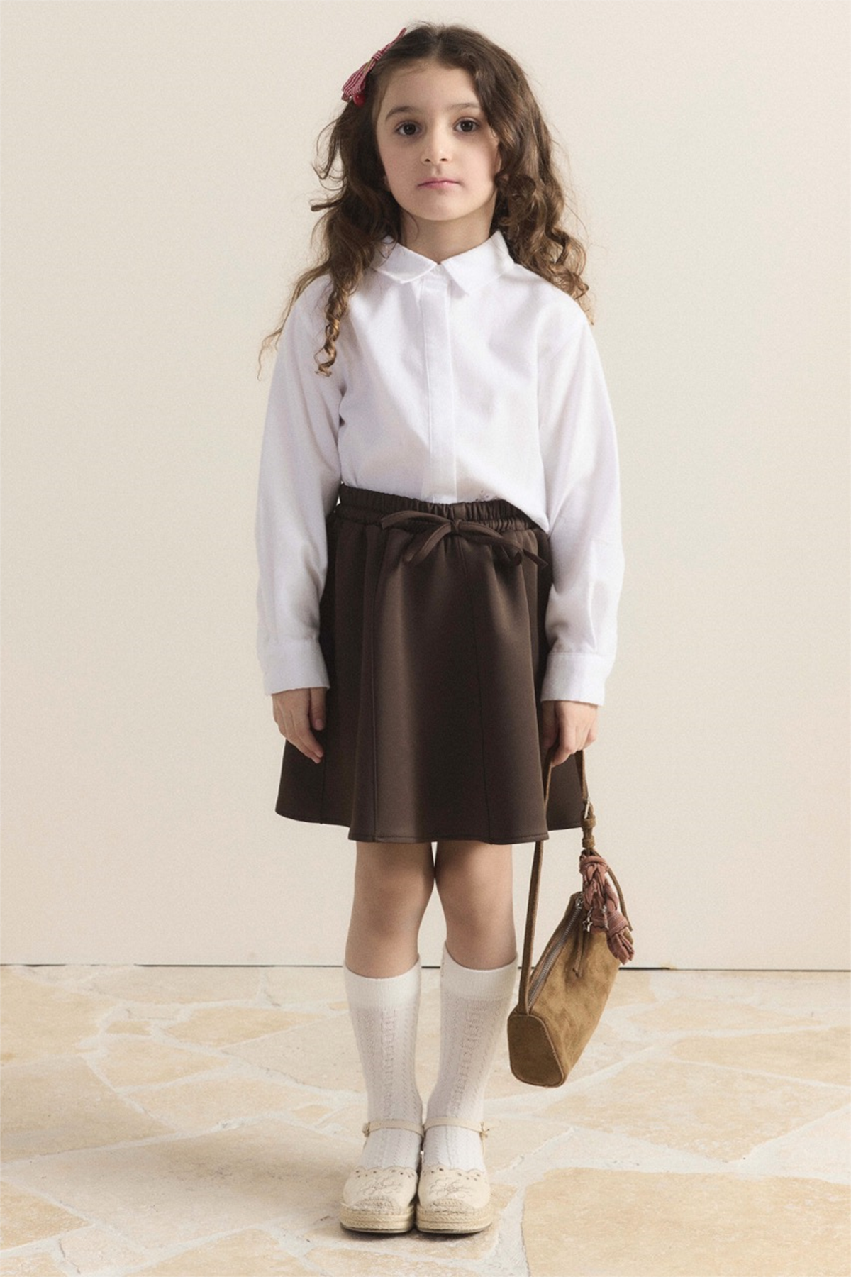 Lara Scuba Etek - Kahve