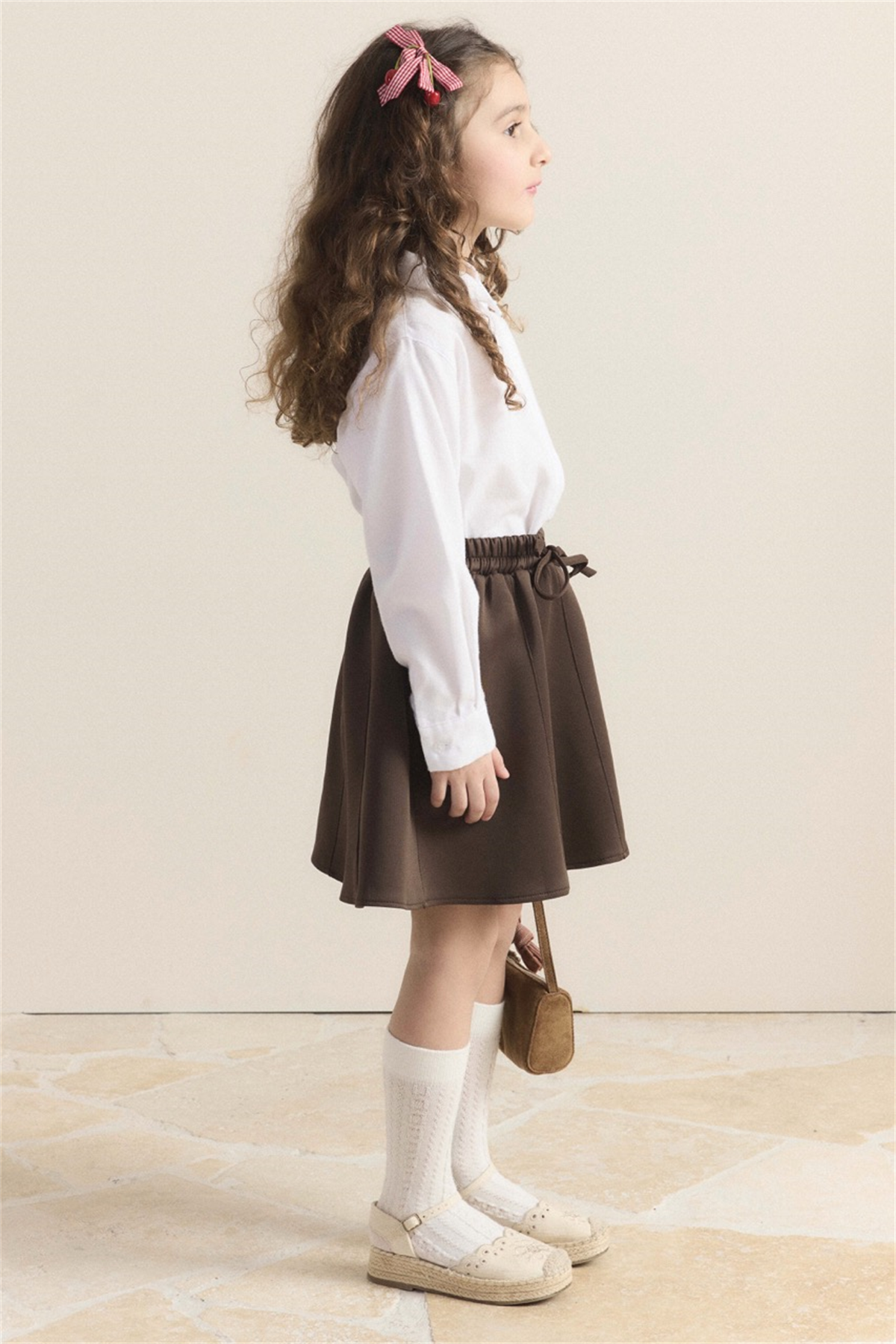 Lara Scuba Etek - Kahve