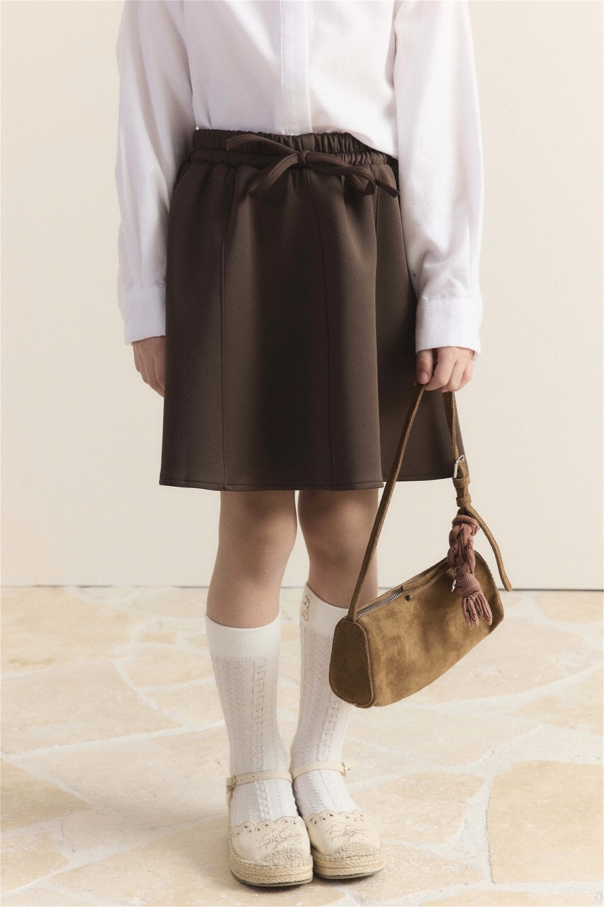 Lara Scuba Etek - Kahve