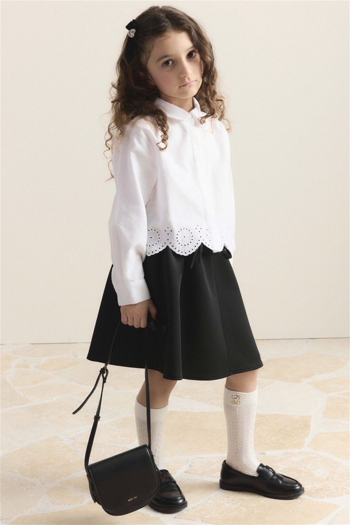 Lara Scuba Etek - Siyah