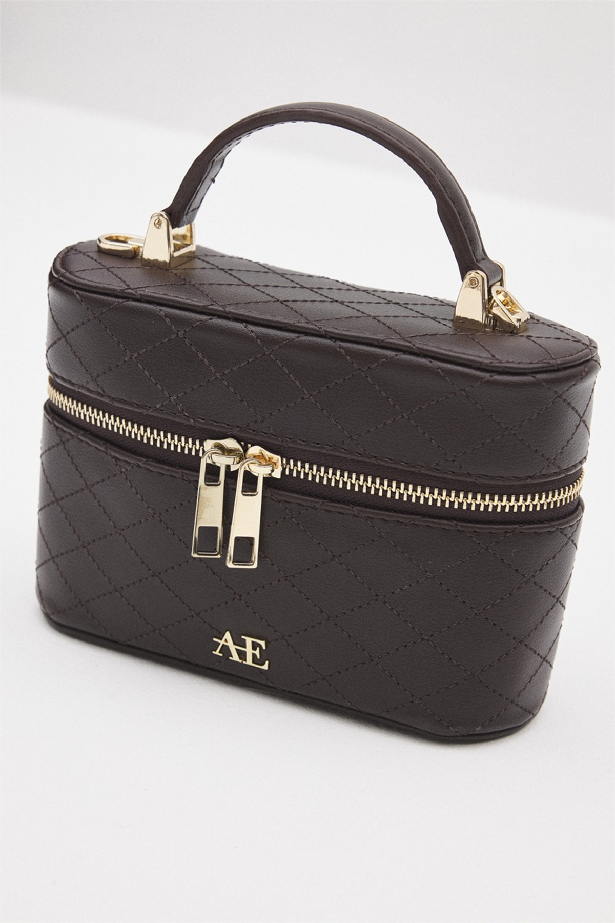 Luna Kapitone Çanta - Acı Kahve