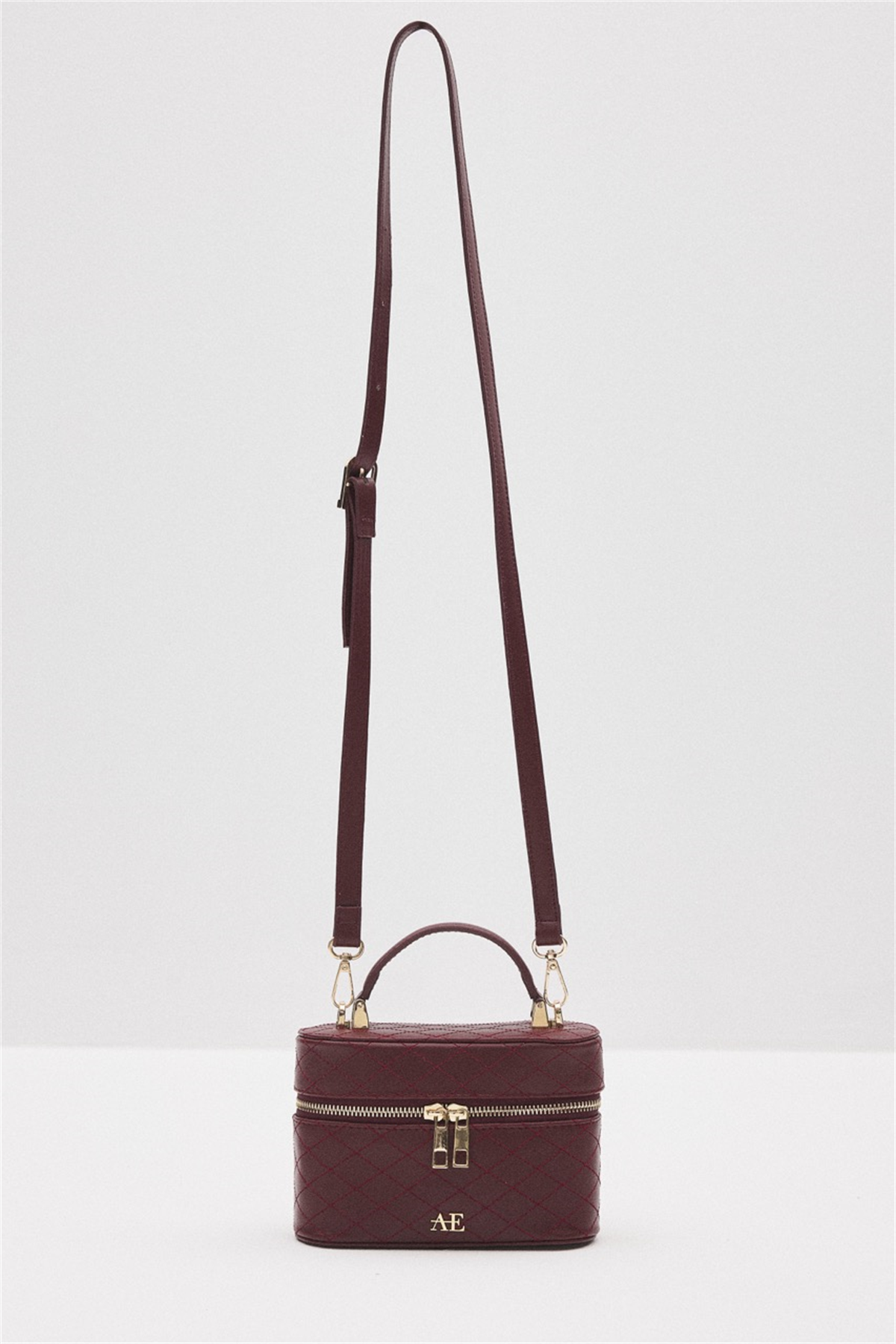 Luna Kapitone Çanta - Bordo