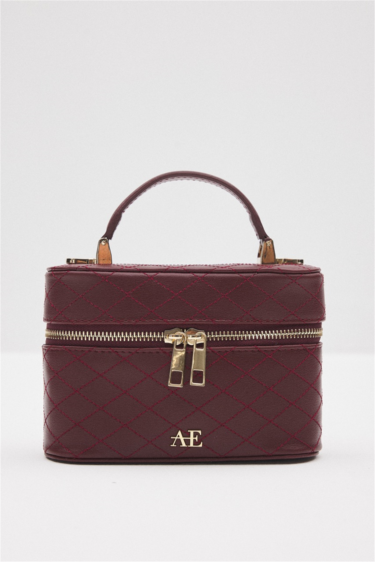 Luna Kapitone Çanta - Bordo