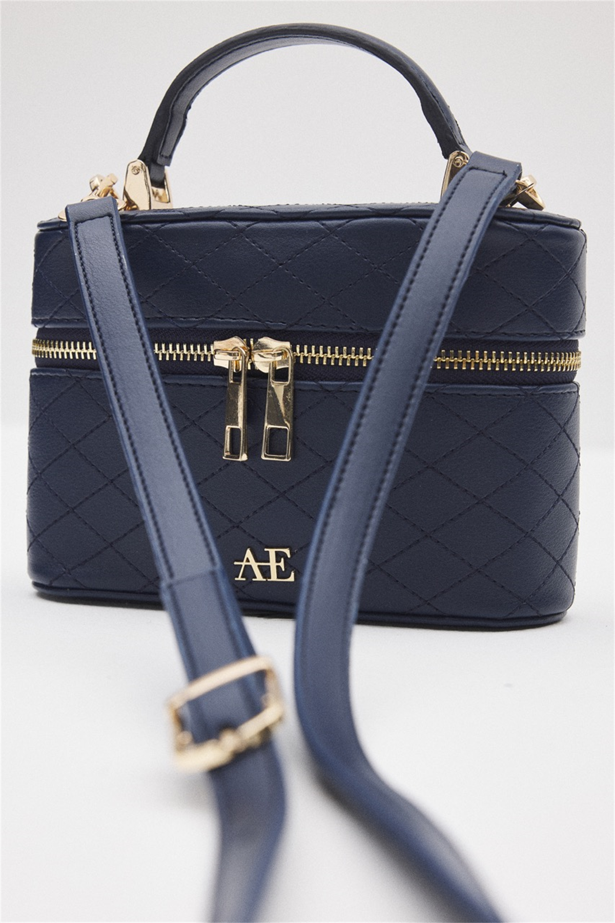 Luna Kapitone Çanta - Lacivert