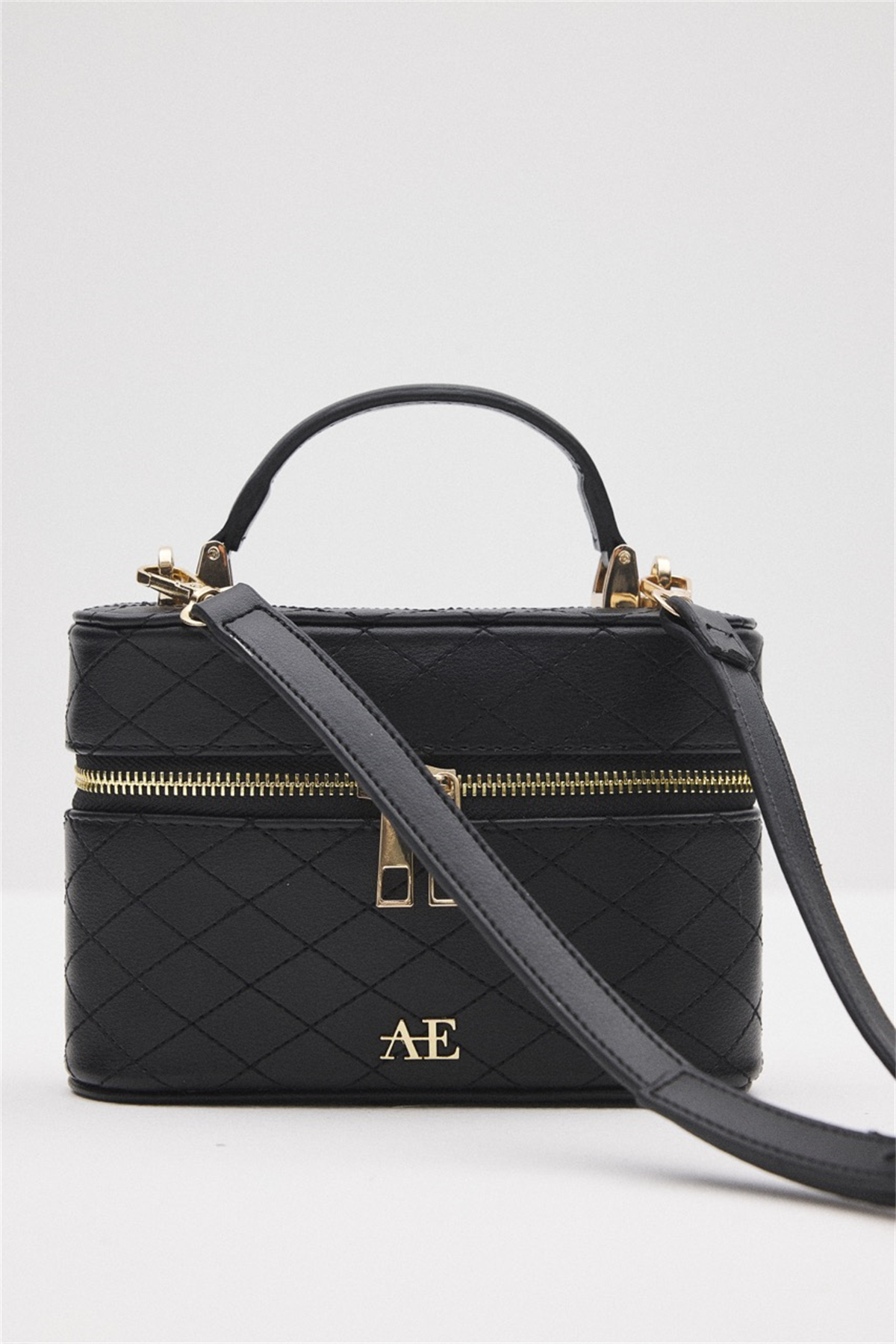 Luna Kapitone Çanta - Siyah