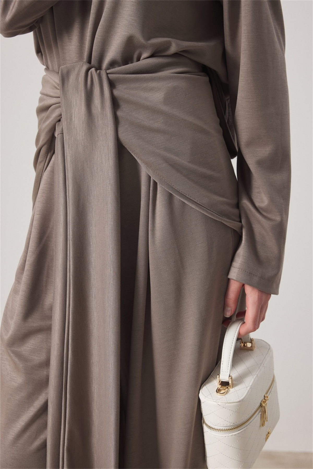 Maren Belden Fiyonklu Takım - Haki