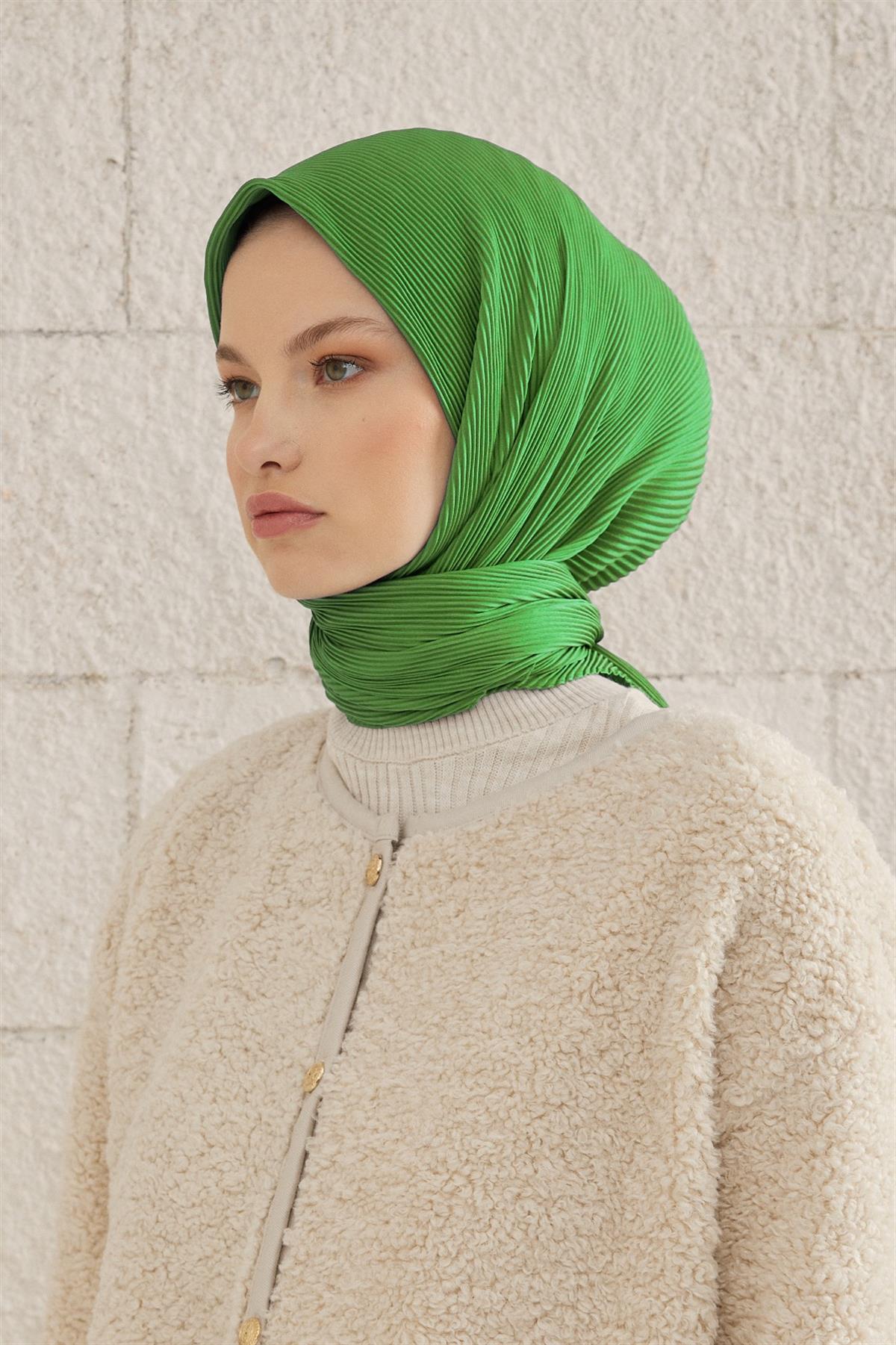 Piliseli Eşarp - elmayeşili