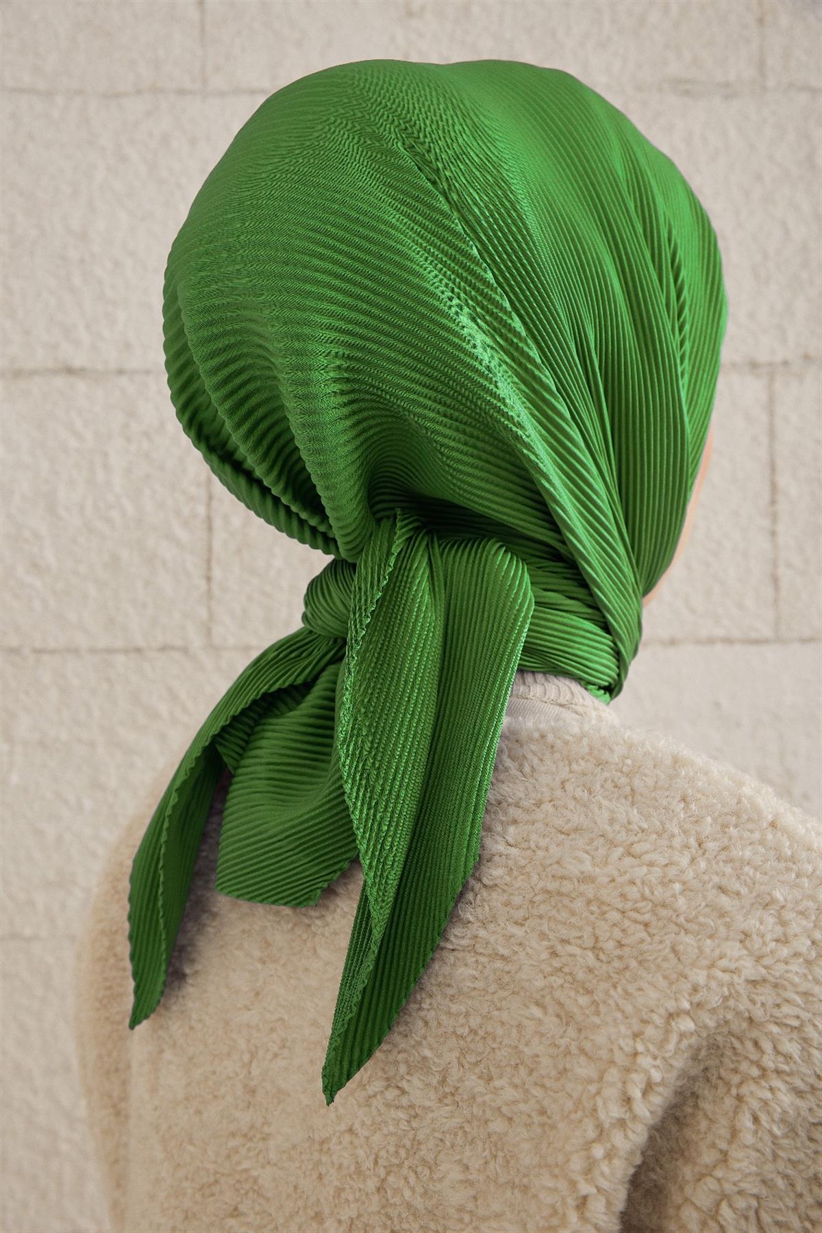 Piliseli Eşarp - elmayeşili