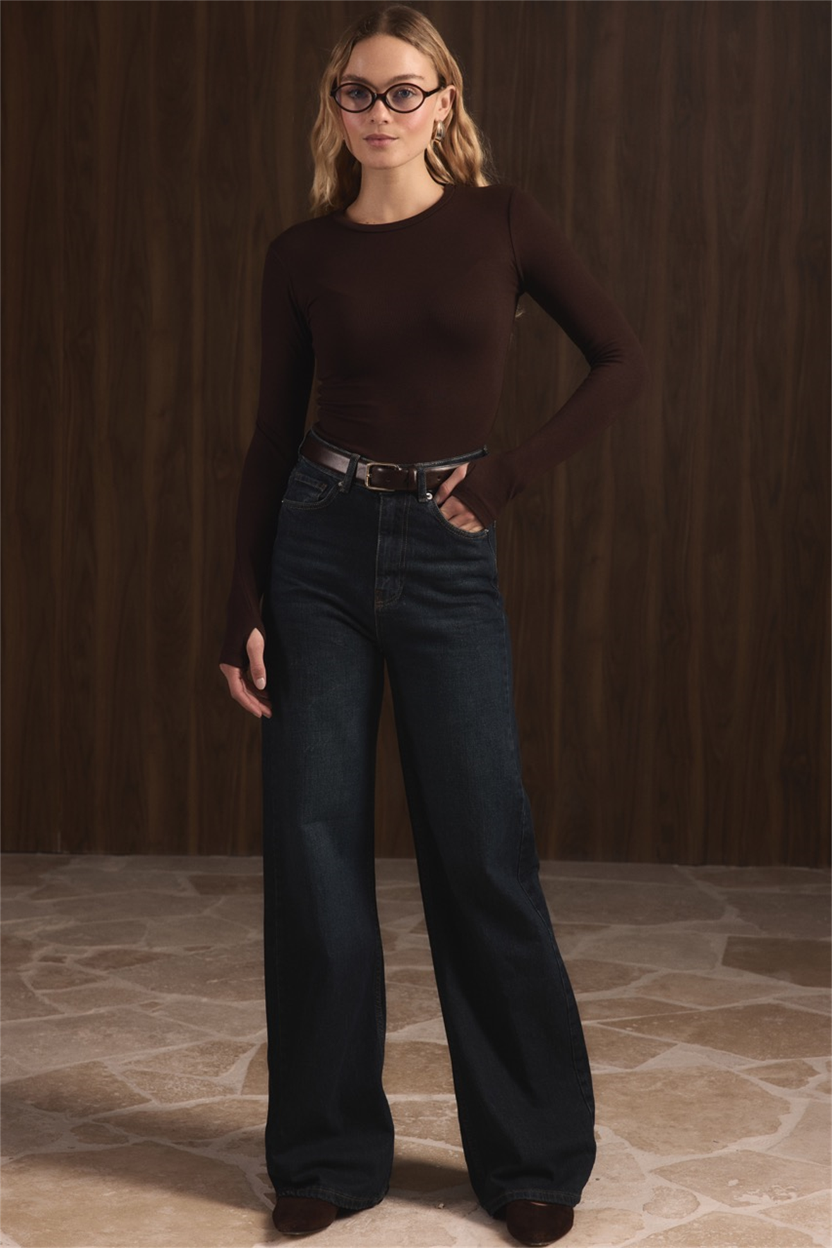 Regular Fit Denim Pantolon - Lacivert