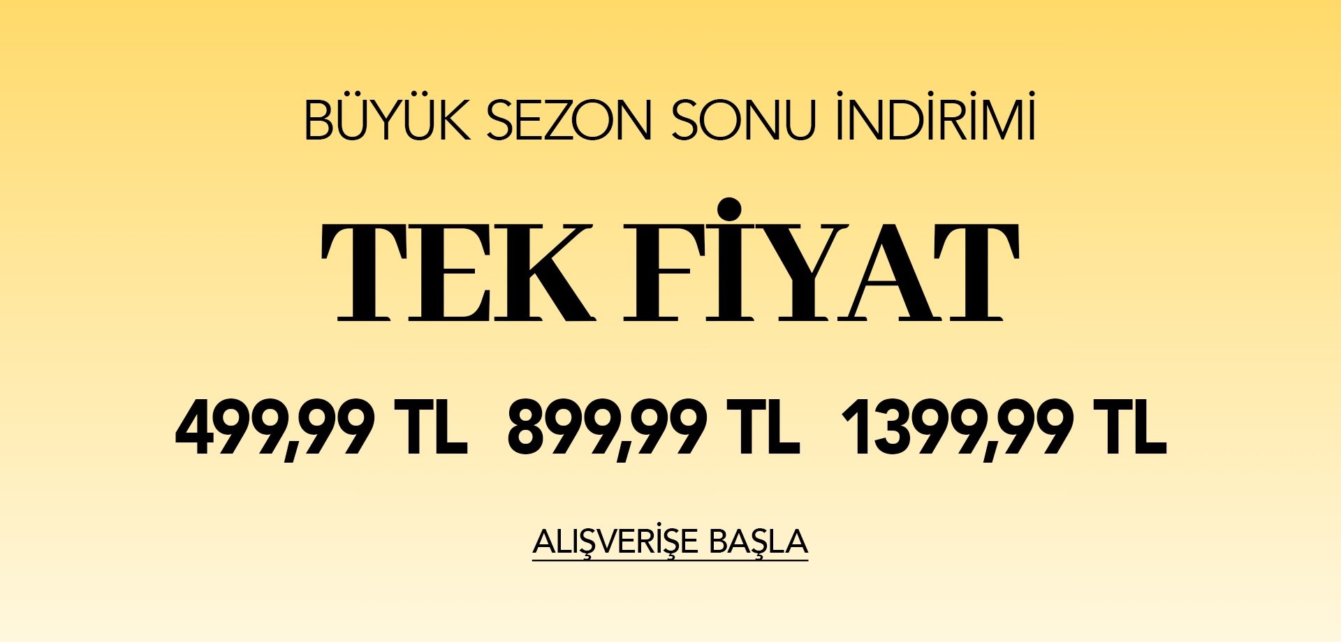 Tek Fiyat