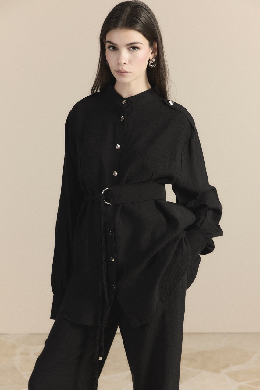 Jakar Monotoc Çift Cepli Pantolon Takım - Siyah