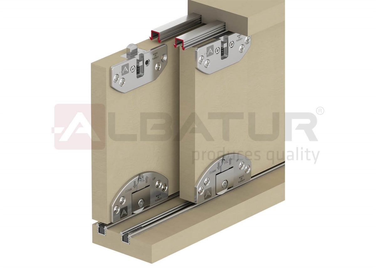 Albatur M02 6000 Sürme Kapak Sistemi T:40 Kg Takım