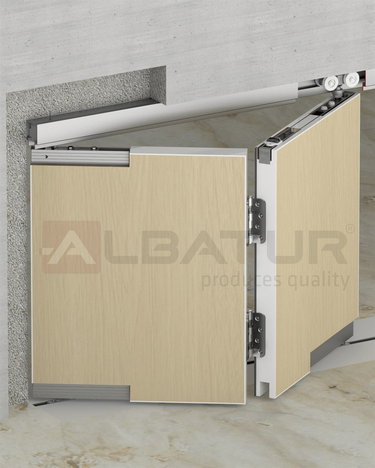 Albatur M22 9X00 Katlanır Sürme Kapı Sistemi
