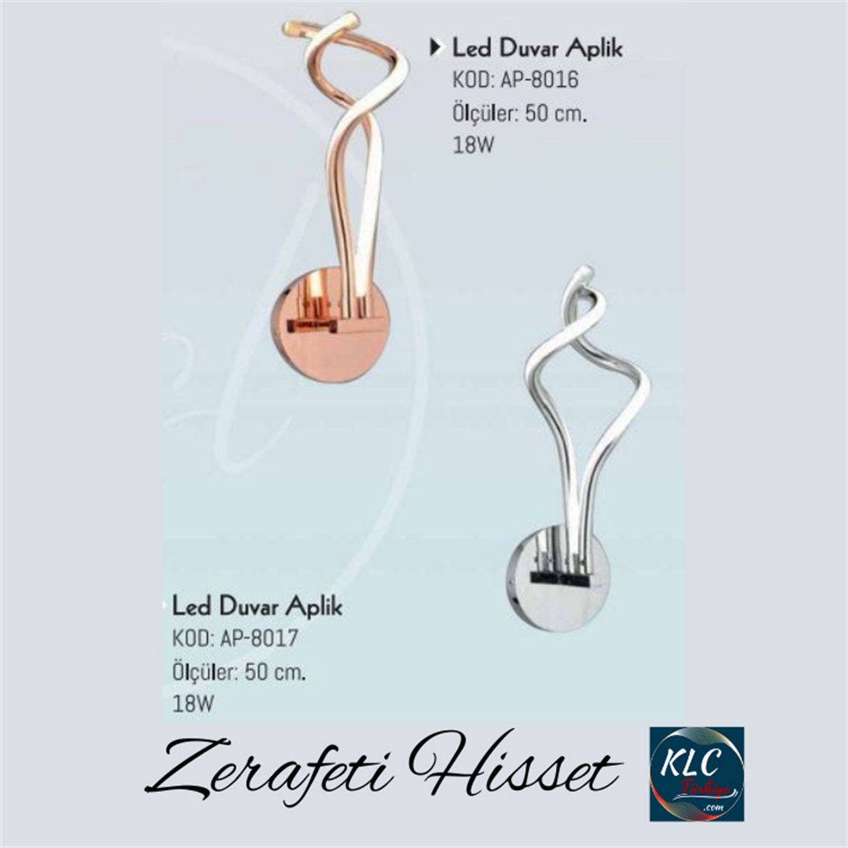 ASLDalga - Duvar Tipi Led Aplik