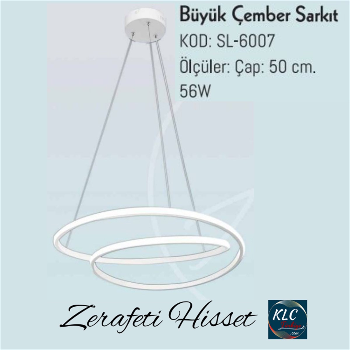 ASLSarkıt Büyük Çember Led Avize