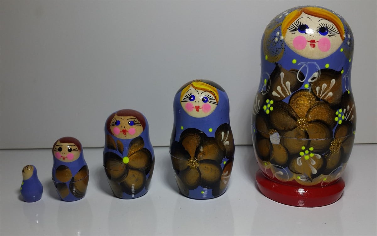 Dekoratif Matruşka ( EVD007 )