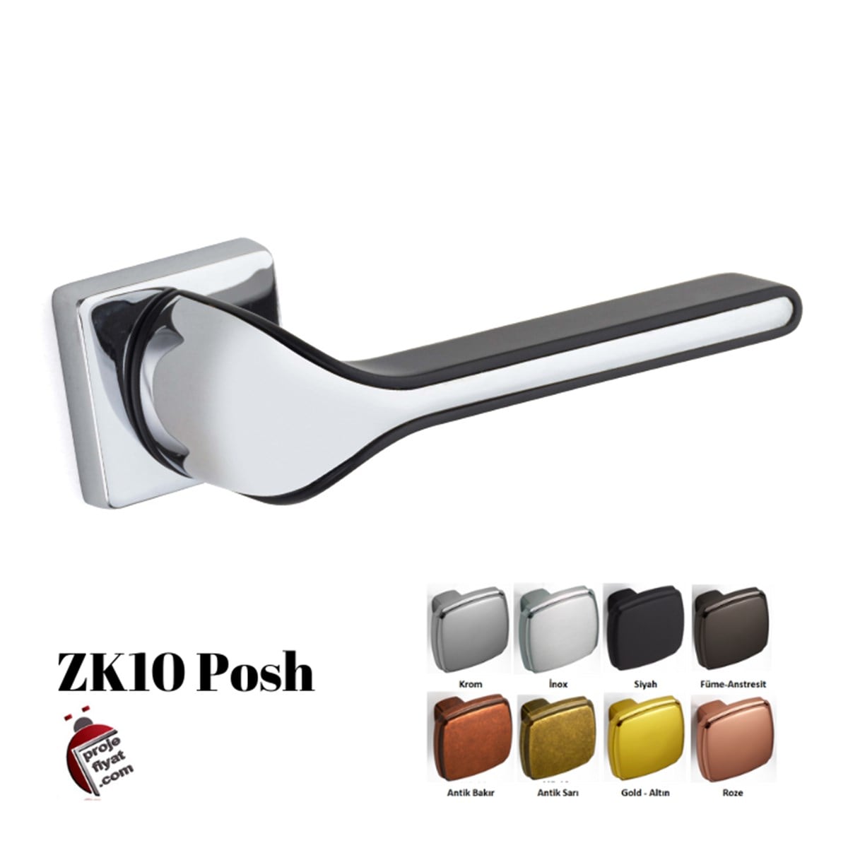 ÖzelZK10 Qzen Posh Özel Tasarım Kapı Kolu
