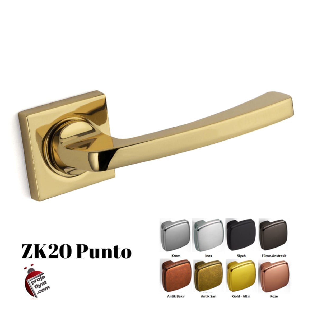 ÖzelZK20 Qzen Punto Özel Tasarım Kapı Kolu