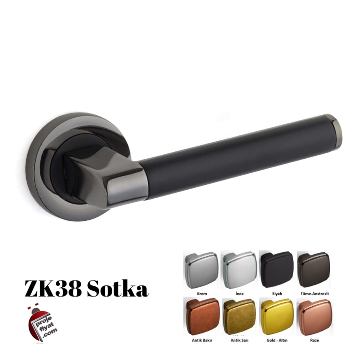 ÖzelZK38 Qzen Sotka Özel Tasarım Kapı Kolu
