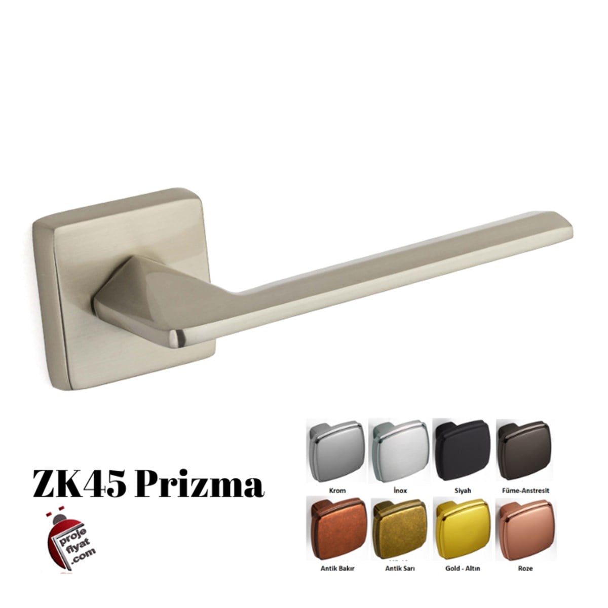 ÖzelZK45 Qzen Prizma Özel Tasarım Kapı Kolu