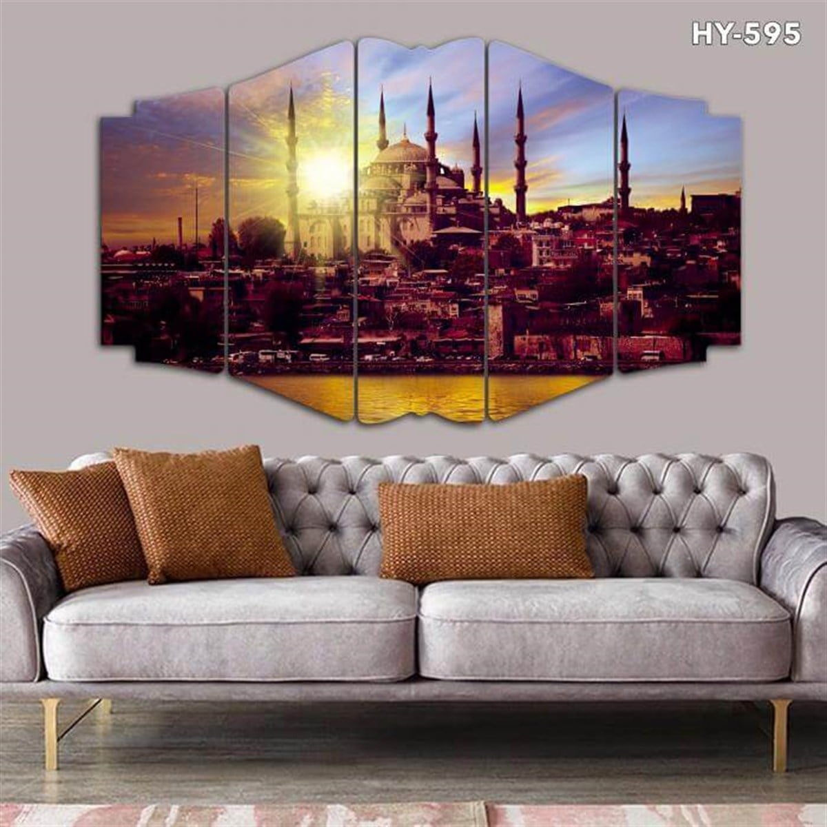 ProjexProj+art Sanat Dini Temalı Parçalı Tablo