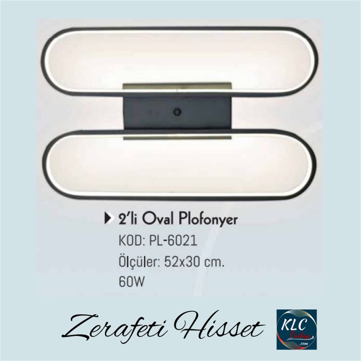 ASL2'li Oval Plofonyer Avize