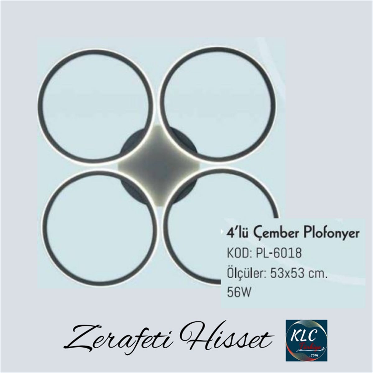 ASL4'lü Çember Plofonyer Avize