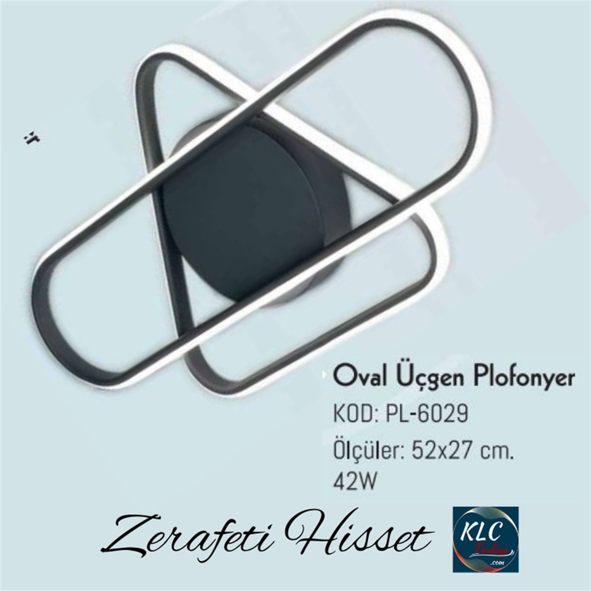 ASLOval & Üçgen Plofonyer Avize
