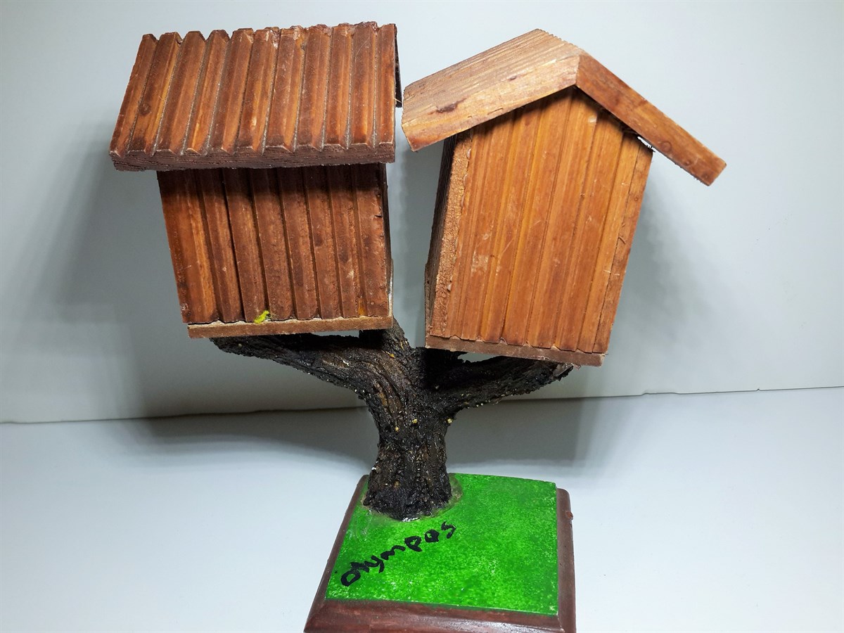 Dekoratif Olimpos Ağaç Evi ( EVD009 )