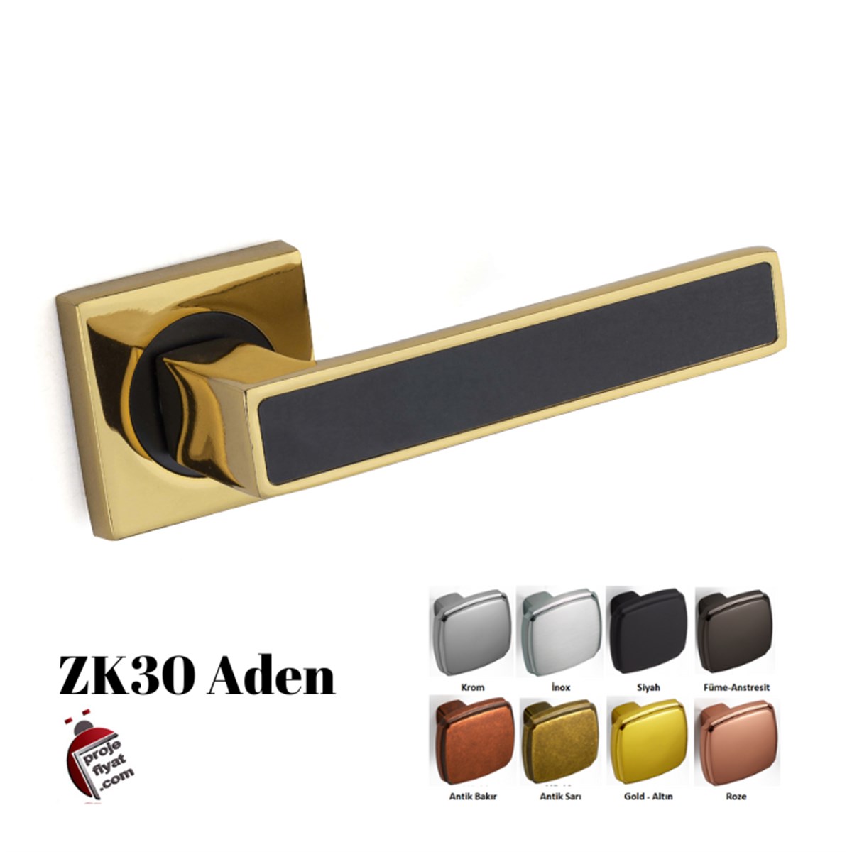 ÖzelZK30 Qzen Aden Özel Tasarım Kapı Kolu