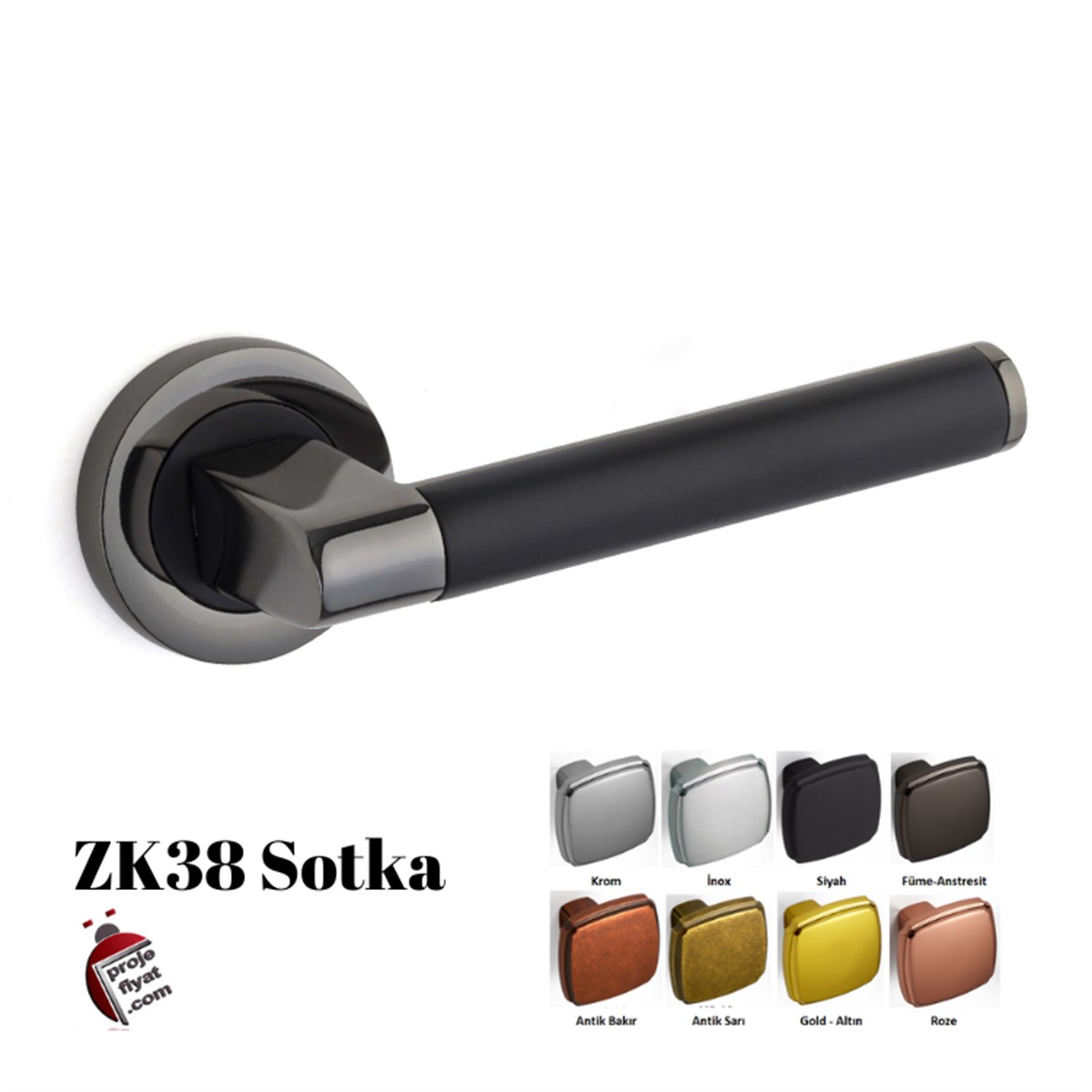 ÖzelZK38 Qzen Sotka Özel Tasarım Kapı Kolu