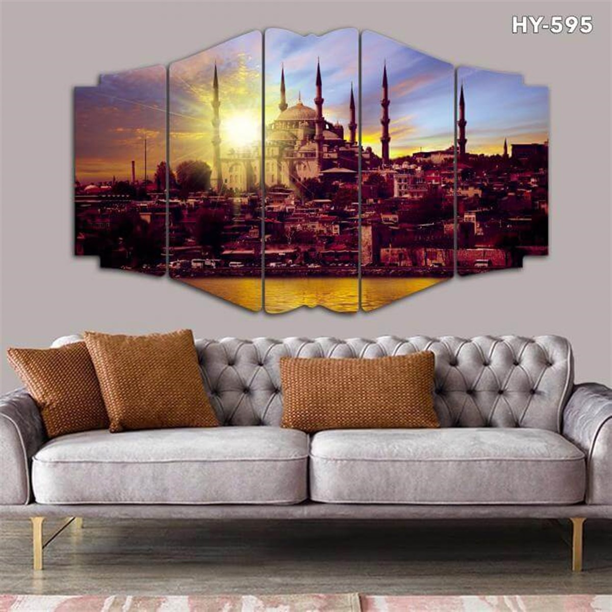 ProjexProj+art Sanat Dini Temalı Parçalı Tablo