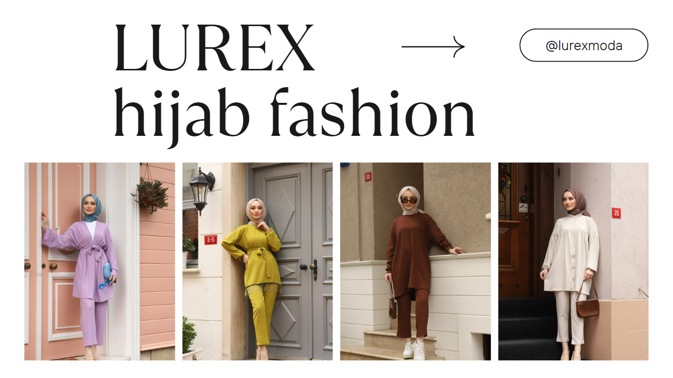 lurex hijab fashion