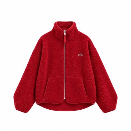 Kırmızı Orj Polar Ceket