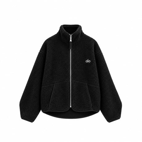 Siyah Orj Polar Ceket