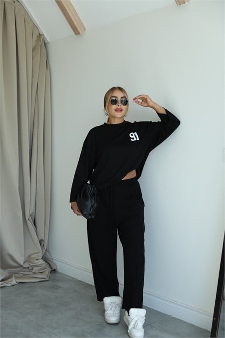 Siyah Şalvar Model Premium Pantolon 