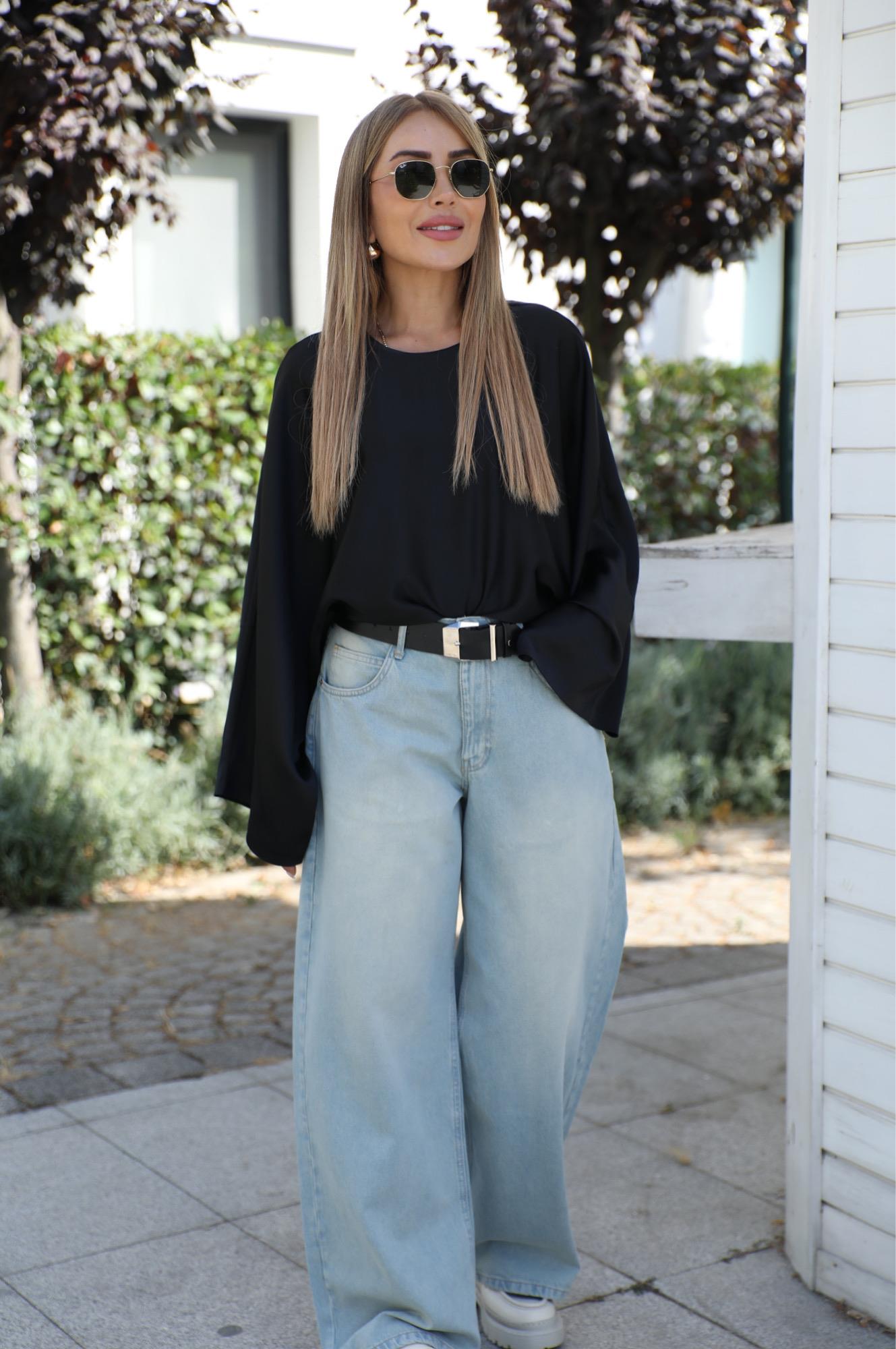 Açık Mavi Baggy Denim