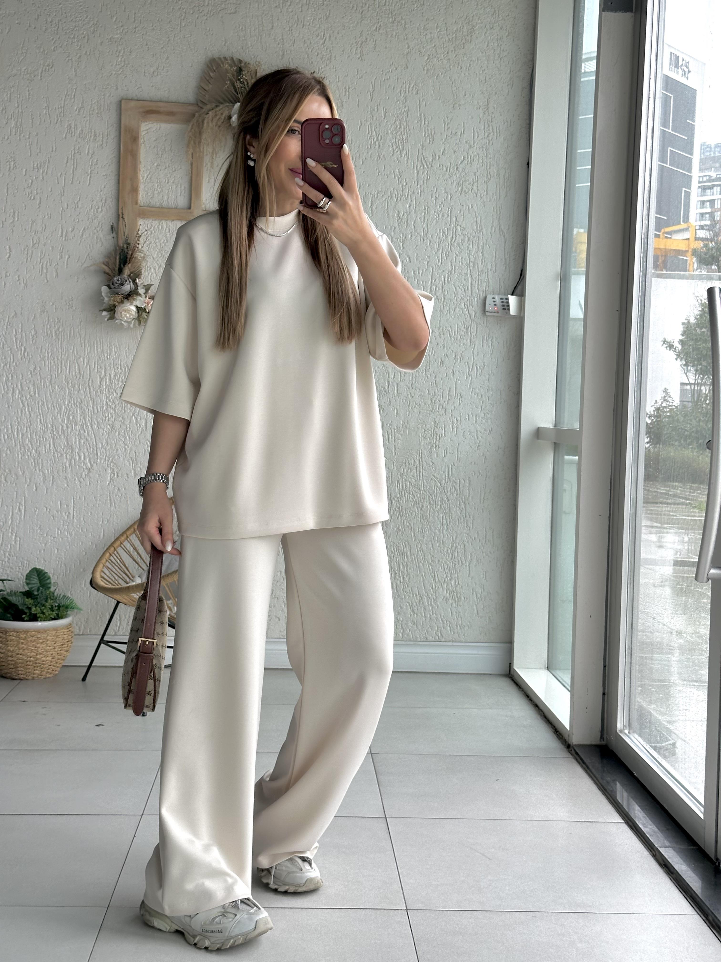 Bej Vatkalı Modal Takım