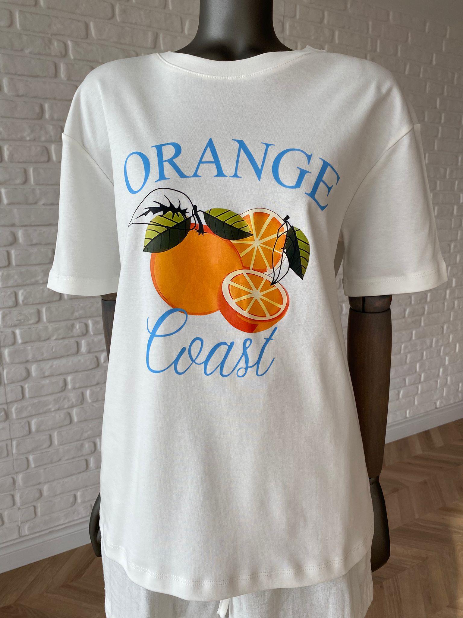 Beyaz Orange T-shirt