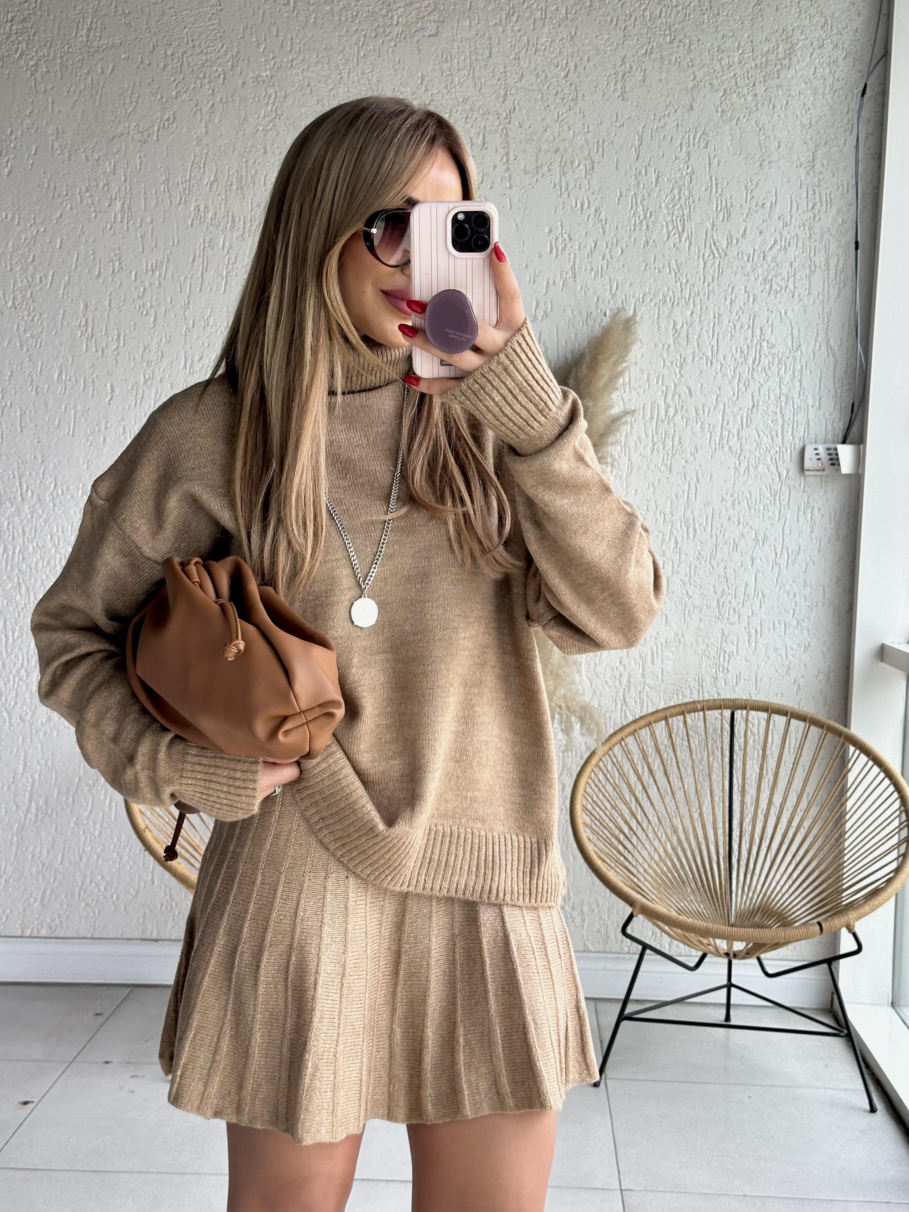 Camel Balıkçı Triko Takım 