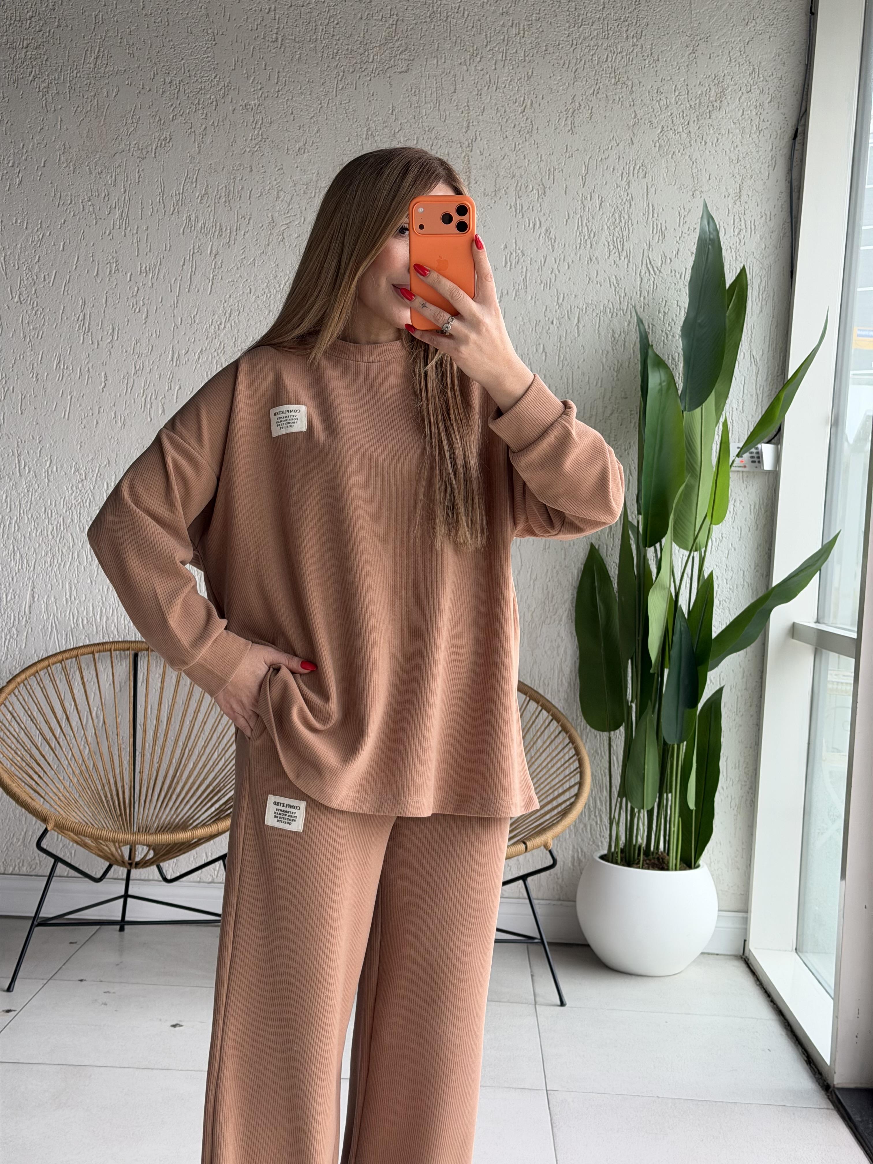 Camel Dokulu Armalı Takım 