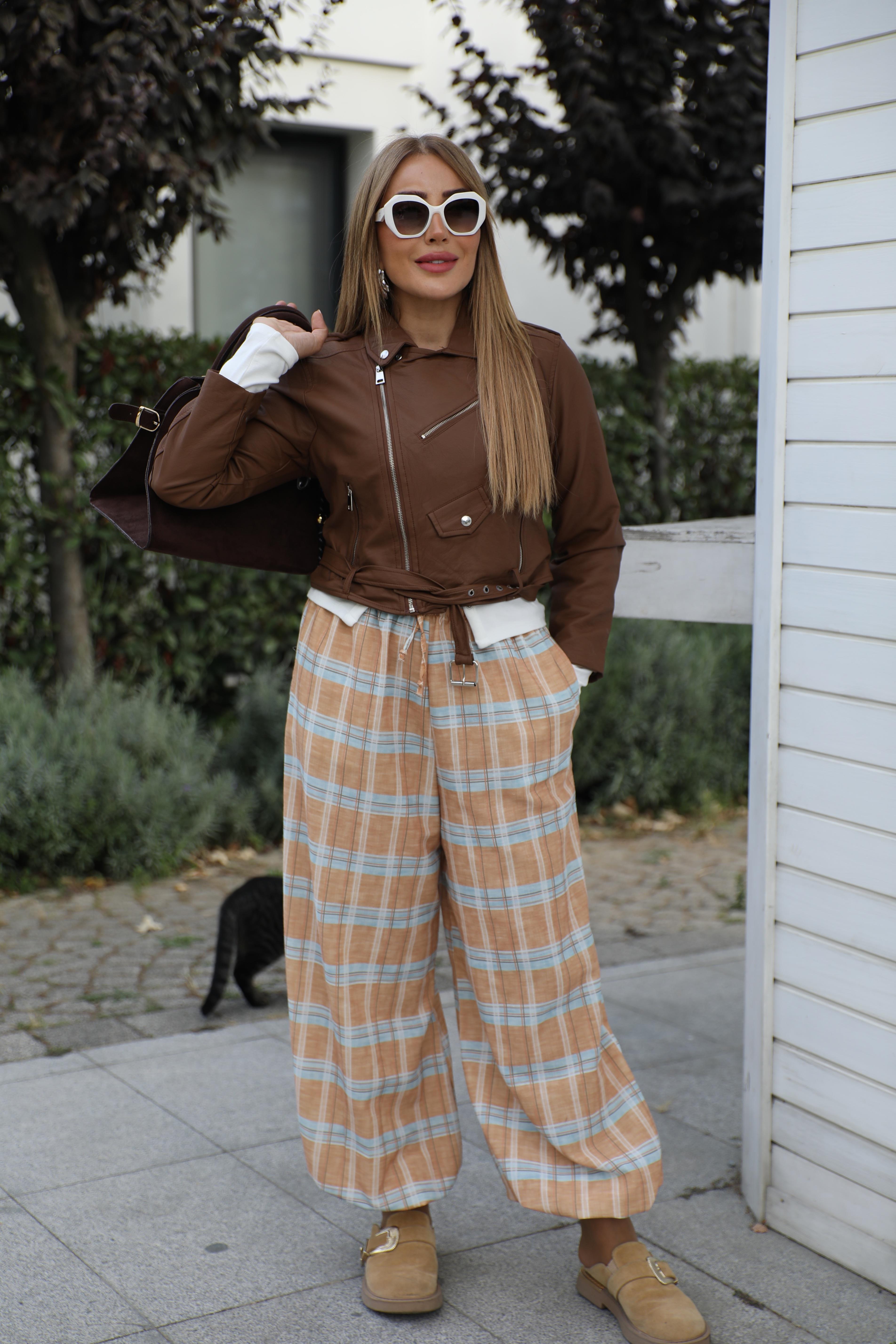 Desenli Muadil Şalvar