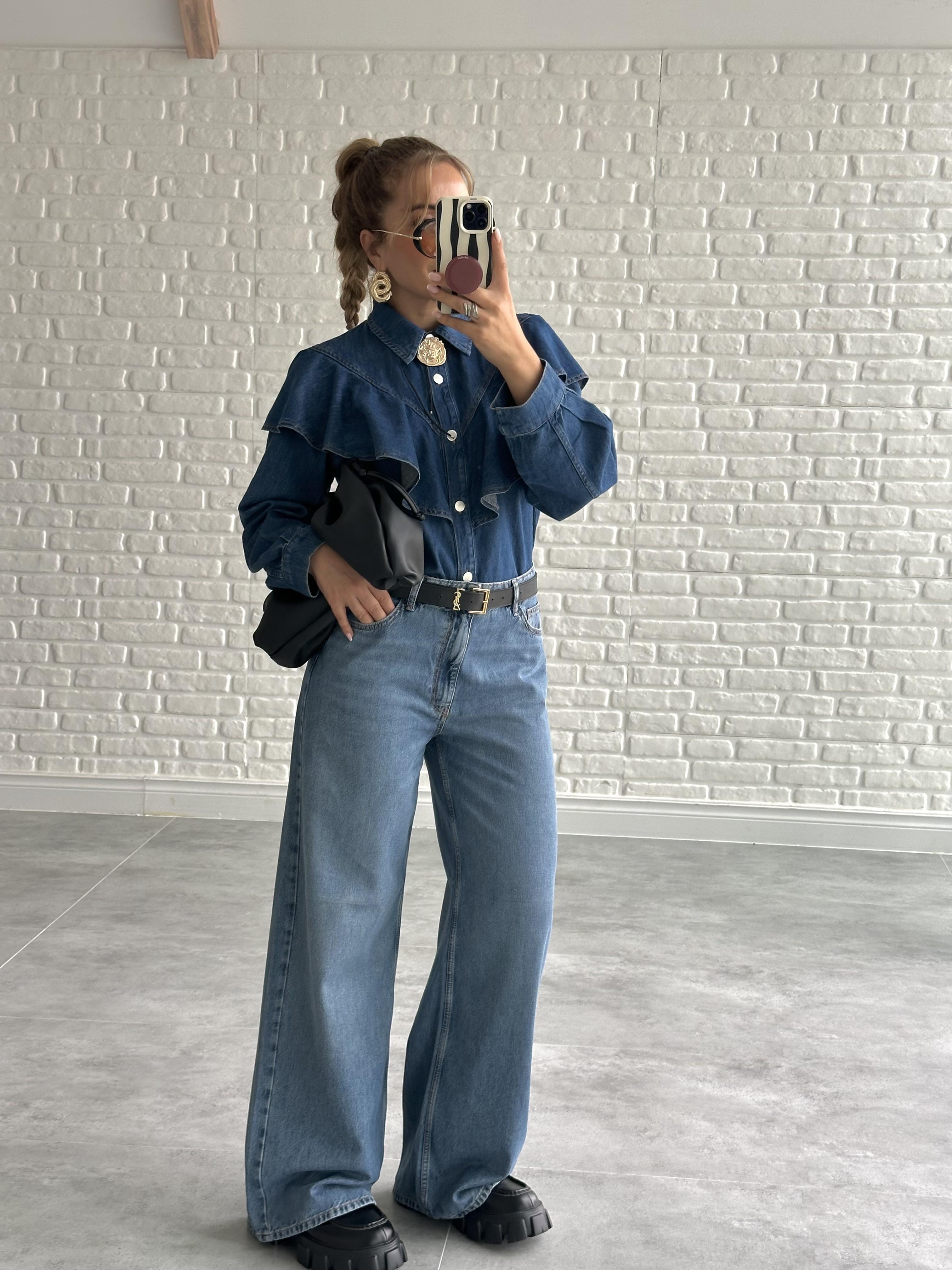 Mavi Yıkamalı Denim