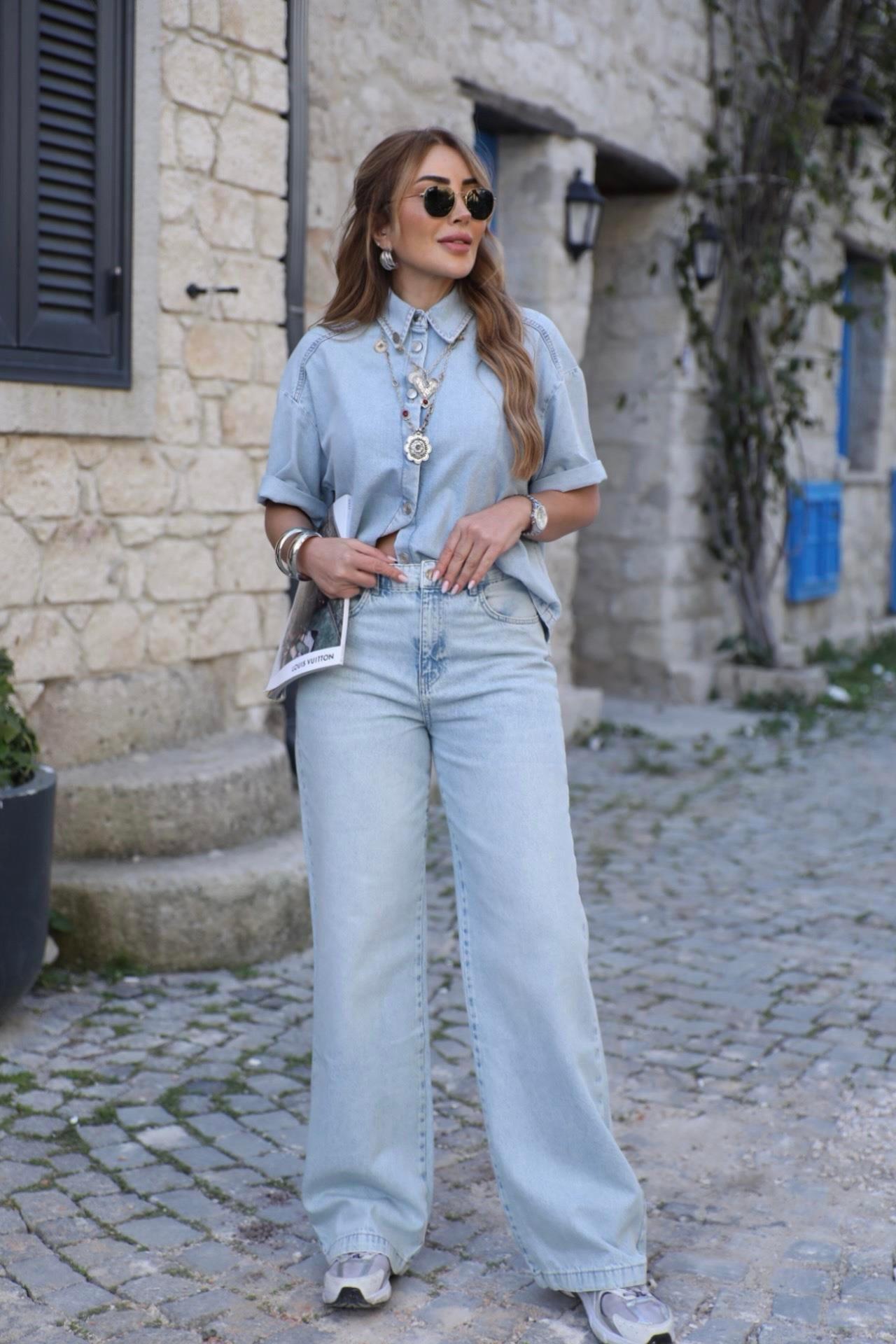 Mavi Yıkamalı Orj Jean