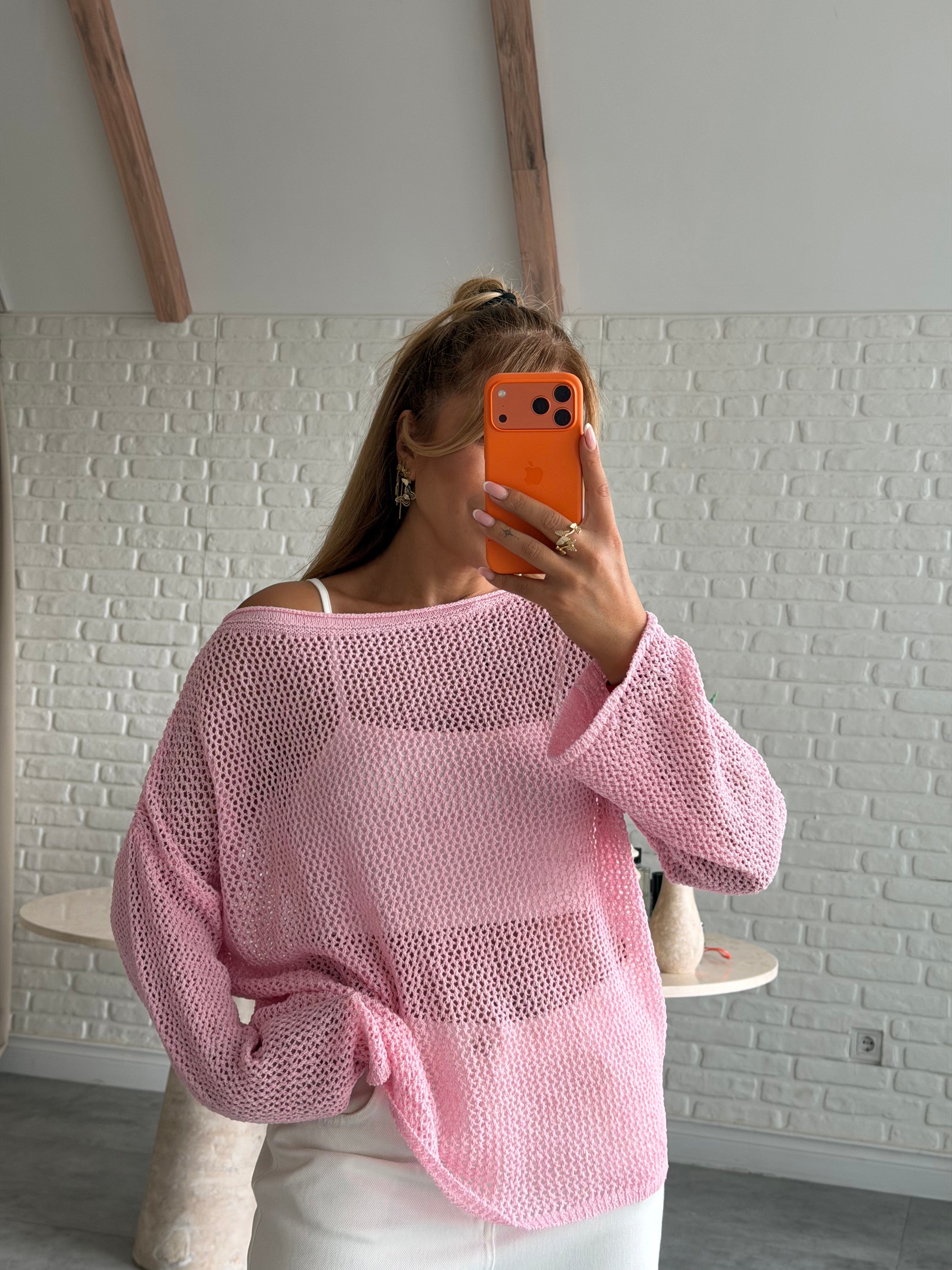 Pembe Dokulu Merserize 
