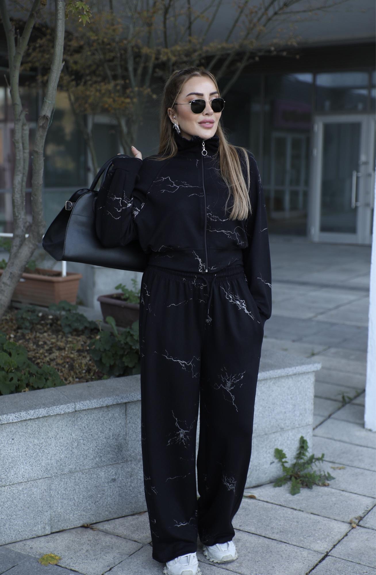 Siyah Gri Jakarlı Takım 